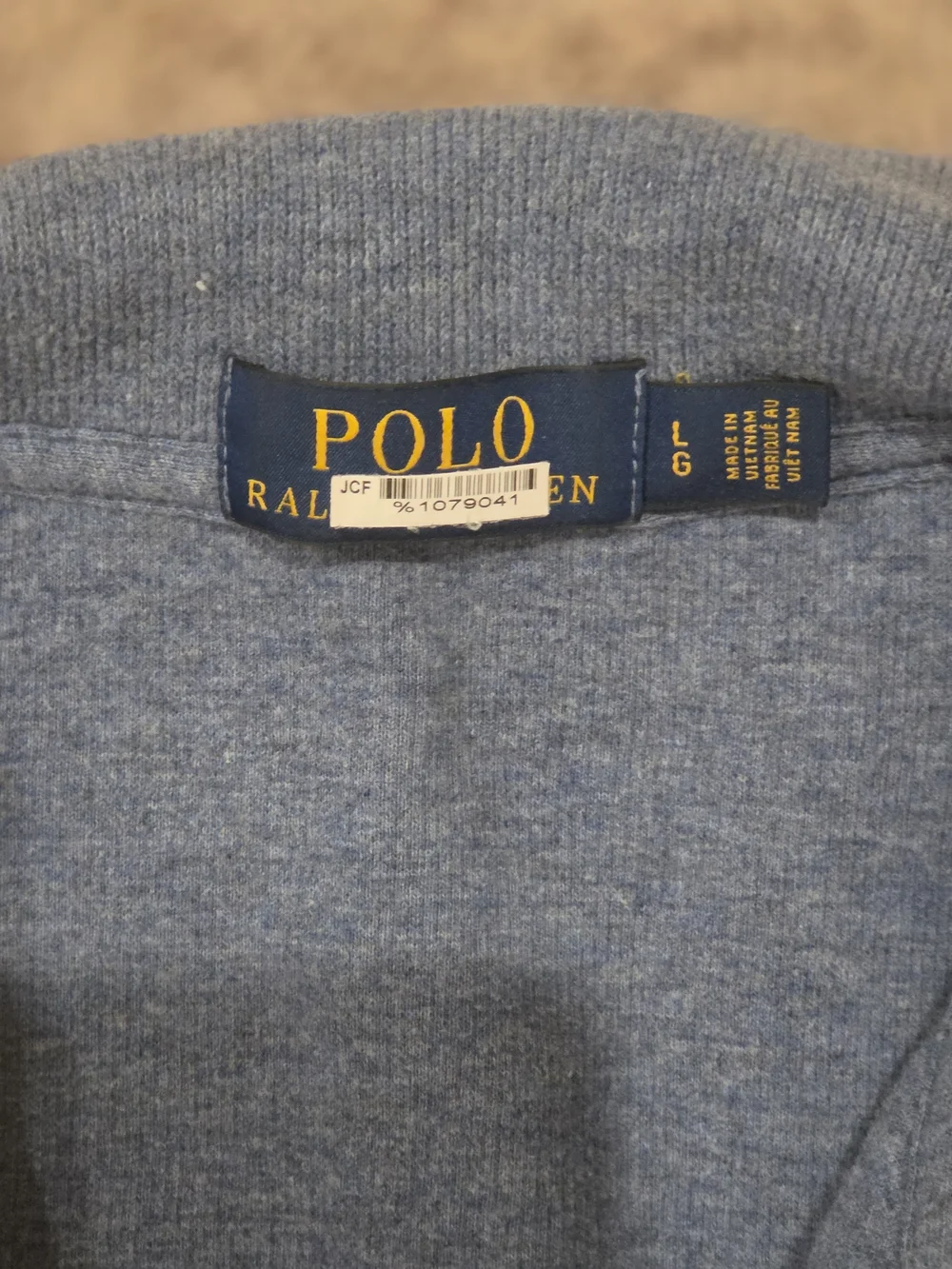 Polo by Ralph Lauren Heather Blue Crewneck Sweater